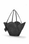 Womens Loewe Basket BagFree Shipping - Black Petal In Raffia And Calfskin