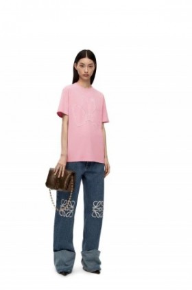 Loewe Bunny In CottonOnline - Bright Pink Womens T-Shirts